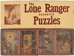 "THE LONE RANGER ASSORTED PUZZLES" BAR ZIM BOXED SET.