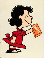 "PEANUTS" LUCY DOLLY MADISON ZINGERS ADVERTISING SIGN.