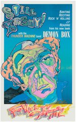 "DEMON BOX" KEN KESEY SIGNED BOOK PROMOTIONAL POSTER.