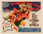 "SINGIN' IN THE RAIN" HALF-SHEET MOVIE POSTER.