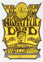 THE GRATEFUL DEAD FAMILY DOG CONCERT POSTER PAIR (ARTIST SIGNED).