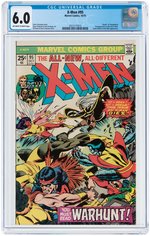 "X-MEN" #95 OCTOBER 1975 CGC 6.0 FINE.