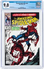 "AMAZING SPIDER-MAN" #361 APRIL 1992 CGC 9.0VF/NM (FIRST CARNAGE).