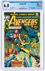 "AVENGERS" #144 FEBRUARY 1976 CGC 6.0 FINE (PATSY WALKER BECOMES HELLCAT).