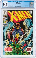 "X-MEN" #57 JUNE 1969 CGC 6.0 FINE.