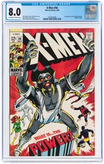 "X-MEN" #56 MAY 1969 CGC 8.0 VF.