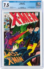 "X-MEN" #59 AUGUST 1969 CGC 7.5 VF-.