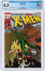 "X-MEN" #60 SEPTEMBER 1969 CGC 6.5 FINE+ (FIRST SAURON).