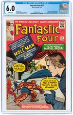 "FANTASTIC FOUR" #22 JANUARY 1964 CGC 6.0 FINE.