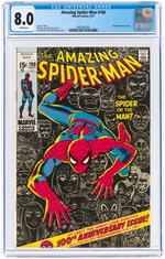 "AMAZING SPIDER-MAN" #100 SEPTEMBER 1971 CGC 8.0 VF.