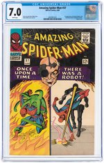 "AMAZING SPIDER-MAN" #37 JUNE 1966 CGC 7.0 FINE/VF (FIRST NORMAN OSBORN).