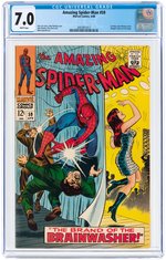 "AMAZING SPIDER-MAN" #59 APRIL 1968 CGC 7.0 FINE/VF.