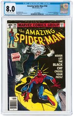 "AMAZING SPIDER-MAN" #194 JULY 1979 CGC 8.0 VF (FIRST BLACK CAT).