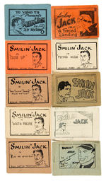 “SMILIN’ JACK” COMPLETE SET OF ALL TEN 8-PAGERS.