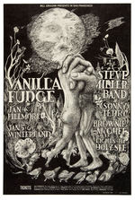 BILL GRAHAM CONCERT POSTER BG-101 FEATURING VANILLA FUDGE.