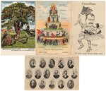 COLLECTION OF SEVEN SOCIALIST POST CARDS.