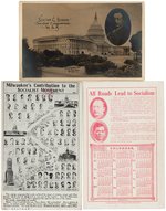 COLLECTION OF SEVEN SOCIALIST POST CARDS.