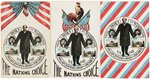FOUR BRYAN POSTCARDS INCLUDING THREE "FROM LINCOLN TO WASHINGTON" VARIETIES.