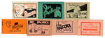 “JOE PALOOKA” SET OF SEVEN 8-PAGERS.