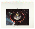 COLORFORMS "SPACE WARRIORS PUZZLE #101" PRESS PROOF AND PROGRESSIVE PROOF SET.