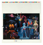 COLORFORMS "SPACE WARRIORS PUZZLE #102" PRESS  PROOF AND PROGRESSIVE PROOF SET.