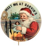 SANTA CHOICE COLOR BUTTON TRIO WITH AIRSHIP, DOLL AND FROM BROOKLYN STORE.