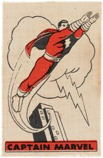 RARE CANADIAN "CAPTAIN MARVEL" GLOW-IN-THE-DARK PATCH.