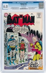 "BATMAN" #121 FEBRUARY 1959 CGC 6.0 FINE (FIRST MR. ZERO/MR. FREEZE).