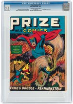 "PRIZE COMICS" #15 OCTOBER 1941 CGC 3.5 VG-.