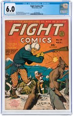 "FIGHT COMICS" #10 DECEMBER 1940 CGC 6.0 FINE.