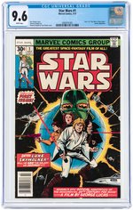 "STAR WARS" #1 JULY 1977 CGC 9.6 NM+.