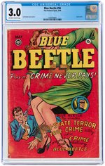 "BLUE BEETLE" #56 MAY 1948 CGC 3.0 GOOD/VG.