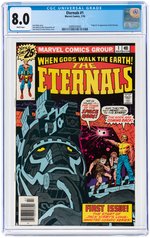 "ETERNALS" #1 JULY 1976 CGC 8.0 VF (FIRST ETERNALS).