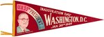 TRUMAN: PAIR OF FELT PENNANTS FROM THE 1949 INAUGURATION.