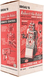 "IDEAL'S ROBERT THE ROBOT" BOXED TOY & RECORD.