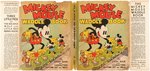 "MICKEY MOUSE WADDLE BOOK" WITH RARE BAND.