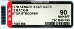 "STAR WARS - STORMTROOPER" 12 BACK-B AFA 90 NM+/MT.