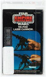 "STAR WARS: THE EMPIRE STRIKES BACK - TRI-POD LASER CANNON" ACTION FIGURE ACCESSORY AFA 80 NM.