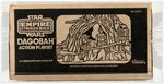 "STAR WARS: THE EMPIRE STRIKES BACK - DAGOBAH ACTION PLAYSET" BLACK & WHITE SIDE LOGO AFA 80+ NM.