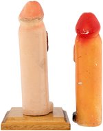 WORLD WAR II ANTI-AXIS FIGURAL HITLER NOVELTY PENIS PAIR.