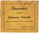 WORLD WAR II "SOUVENIR OF THE SOLOMON ISLANDS" BOXED ANTI-JAPANESE NOVELTY.