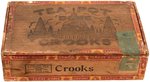 "TEA POT DOME CROOKS" SCARCE 1924 ANTI-COOLIDGE CIGAR BOX.