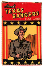 "NOVEL TEXAS RANGERS CANDY & TOY" BOX.