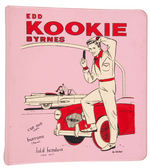 "EDD KOOKIE BYRNES" TWO-RING BINDER.