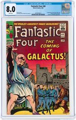 "FANTASTIC FOUR" #48 MARCH 1966 CGC 8.0 VF (FIRST SILVER SURFER & GALACTUS).