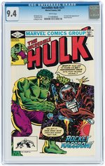 "INCREDIBLE HULK" #271 MAY 1982 CGC 9.4 NM (FIRST ROCKET RACCOON).