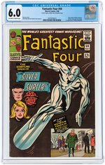 "FANTASTIC FOUR" #50 MAY 1966 CGC 6.0 FINE (FIRST WYATT WINGFOOT).