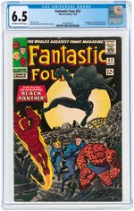 "FANTASTIC FOUR" #52 JULY 1966 CGC 6.5 FINE+ (FIRST BLACK PANTHER).