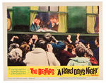 "THE BEATLES -  A HARD DAY'S NIGHT" LOBBY CARD TRIO.
