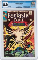 "FANTASTIC FOUR" #53 AUGUST 1966 CGC 8.0 VF (FIRST KLAW).